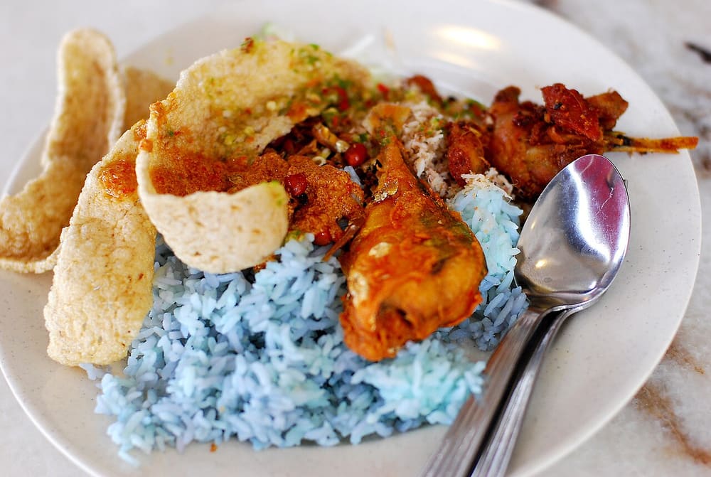 Nasi kerabu, Malaysia (Wimup)