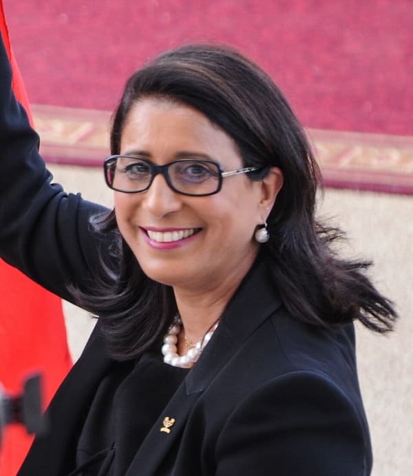 Nawal El Moutawakel, Morocco (portrait via Wikimedia Commons)