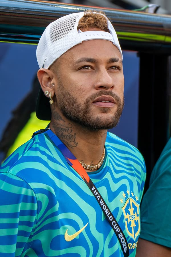 Neymar, Brazil (portrait via Wikimedia Commons)