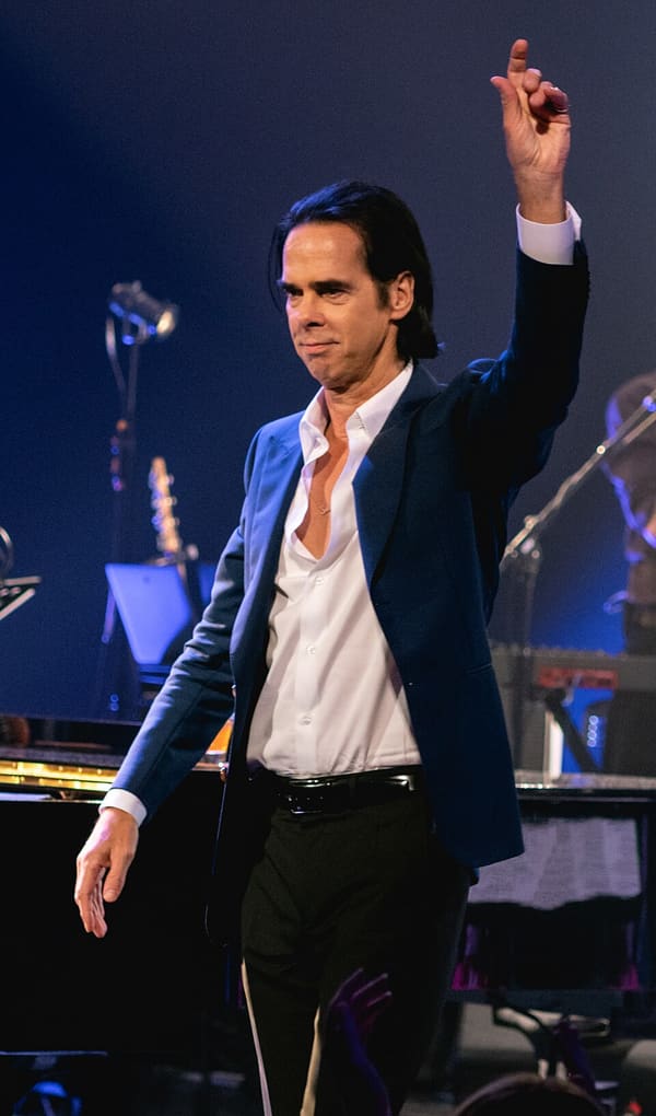 Nick Cave, Australia (portrait via Wikimedia Commons)