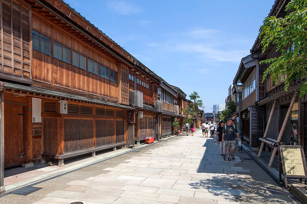 Kanazawa Station and Nishi Chaya
