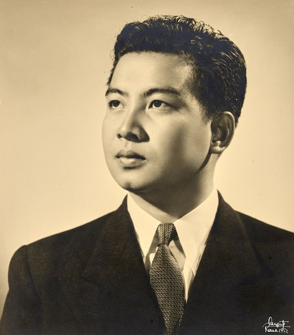 Norodom Sihanouk, Cambodia (portrait via Wikimedia Commons)