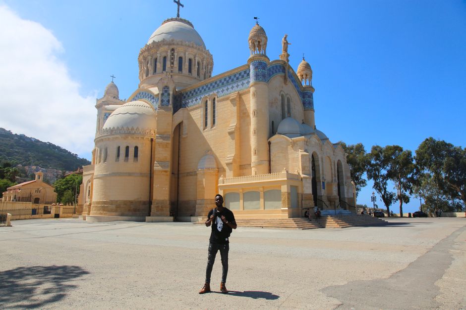 Notre-Dame d’Afrique above Bologhine, Algiers, Algeria