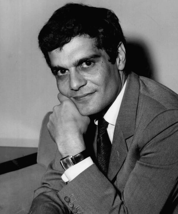 Omar Sharif, Egypt (portrait via Wikimedia Commons)