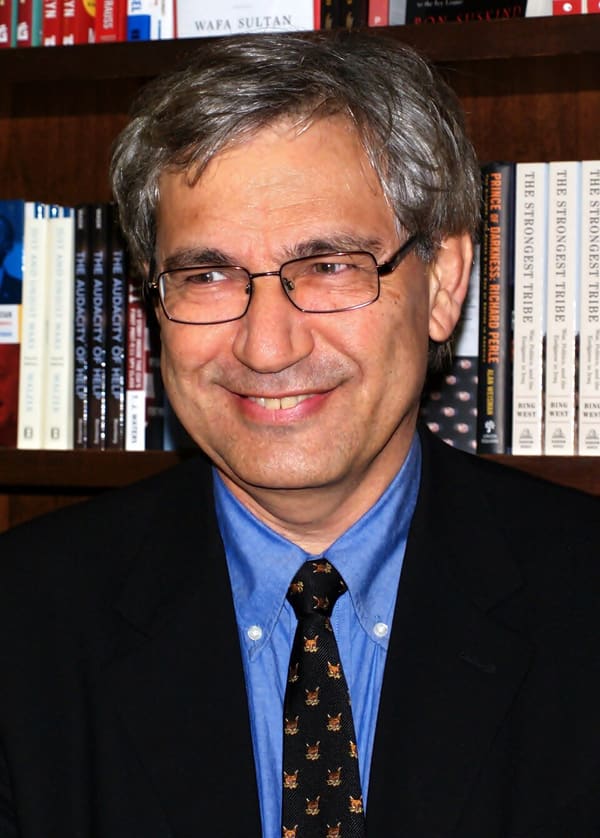 Orhan Pamuk, Turkey (portrait via Wikimedia Commons)