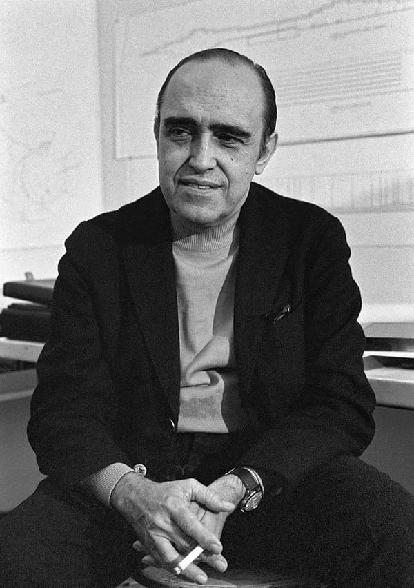 Oscar Niemeyer, Brazil (portrait via Wikimedia Commons)