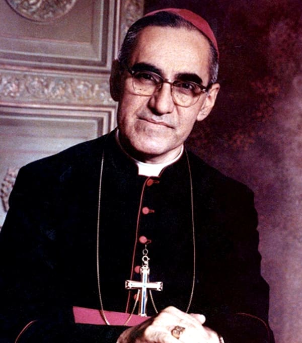 Óscar Romero, El Salvador (portrait via Wikimedia Commons)