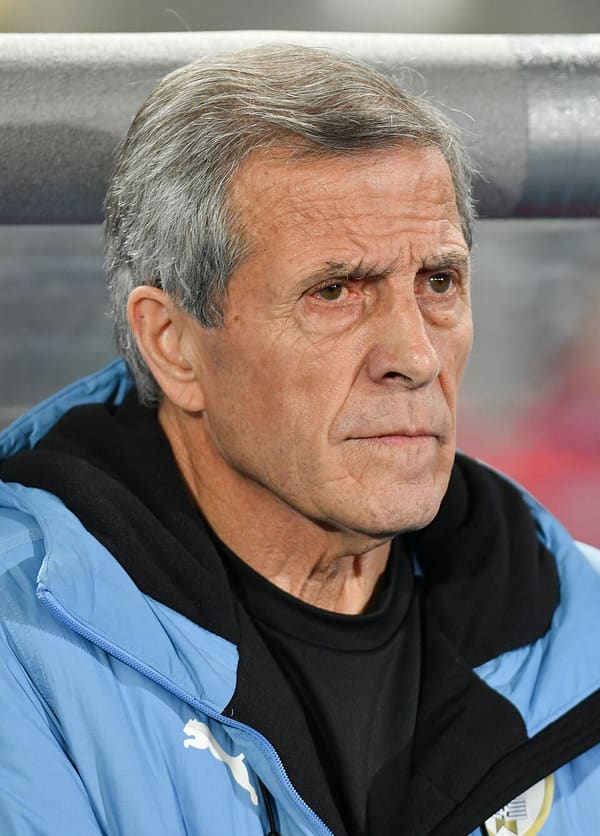 Óscar Tabárez, Uruguay (portrait via Wikimedia Commons)