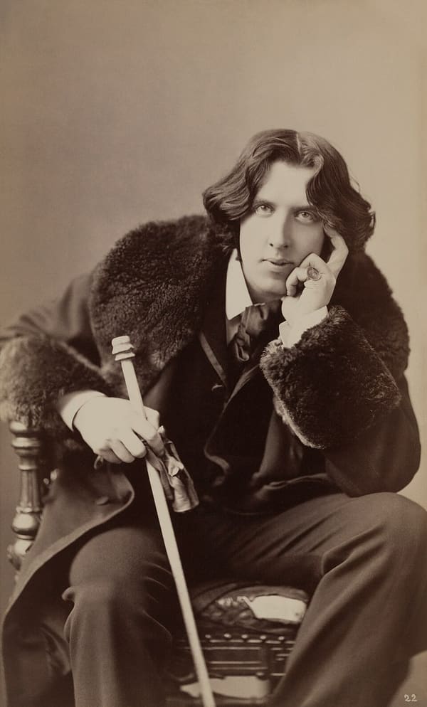 Oscar Wilde, Ireland (portrait via Wikimedia Commons)
