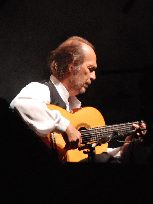 Paco de Lucía, Spain (portrait via Wikimedia Commons)