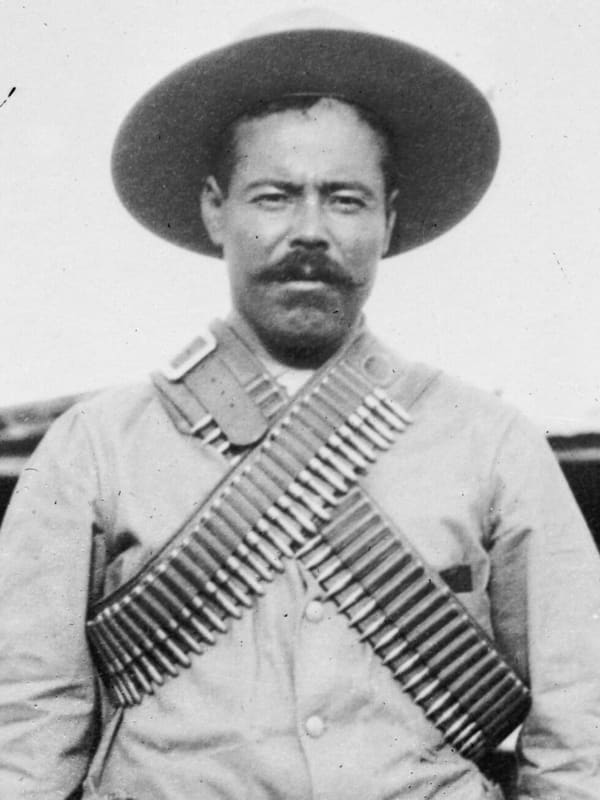 Pancho Villa, Mexico (portrait via Wikimedia Commons)