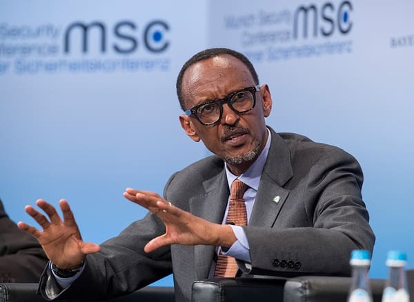 Paul Kagame, Rwanda (portrait via Wikimedia Commons)