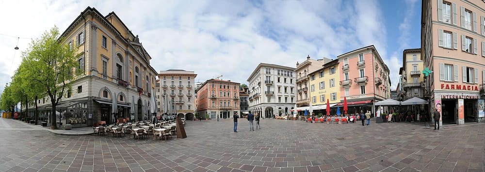 Piazza della Riforma, Lugano, Switzerland (Wimup)