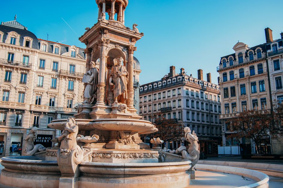 Place Bellecour and the Presqu’île, Lyon, France