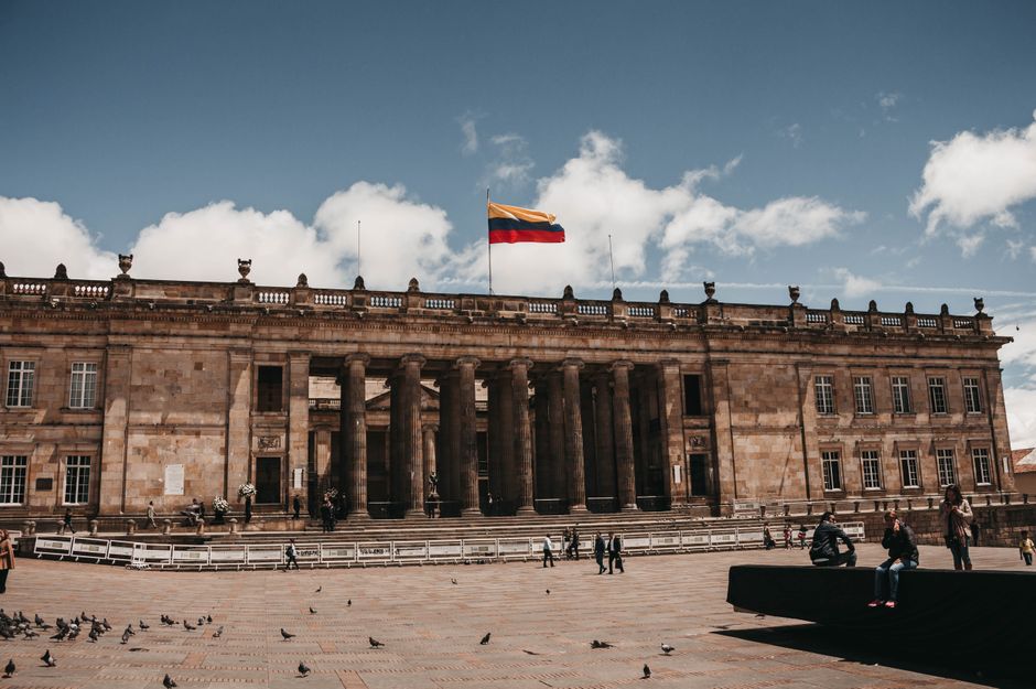 Plaza de Bolívar and La Candelaria on foot, Bogotá, Colombia