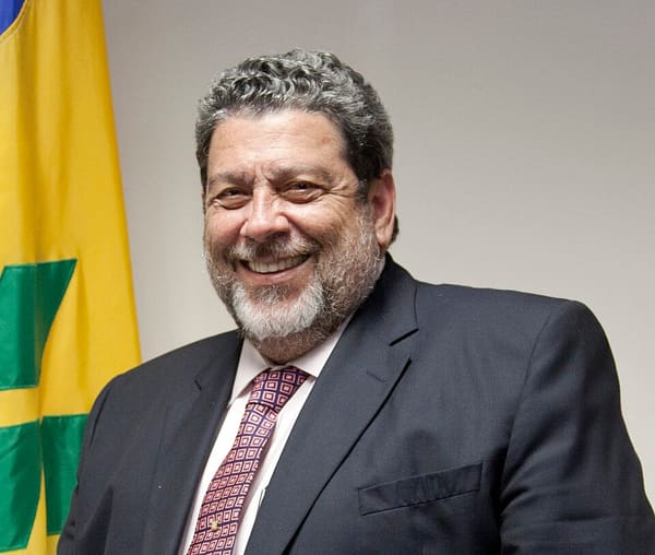 Ralph Gonsalves, Saint Vincent and the Grenadines (portrait via Wikimedia Commons)