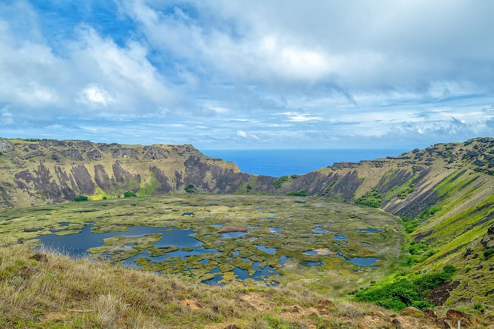 Rano Kau from Mataveri
