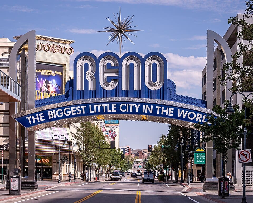 The Reno Arch, The Biggest Little City in the World, Nevada
