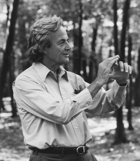 Richard Feynman, United States (portrait via Wikimedia Commons)