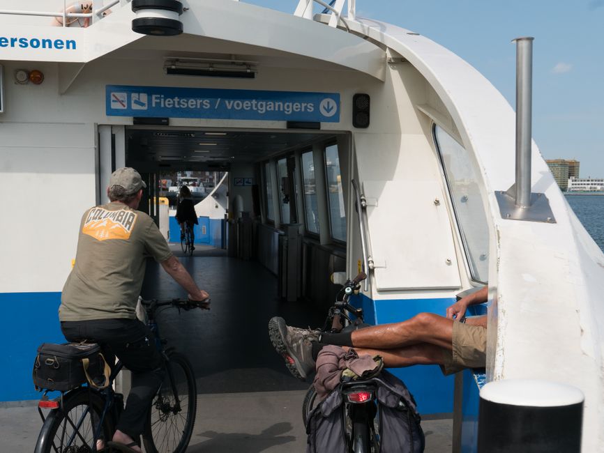 Ride the free ferry to Noord and the EYE, Amsterdam, Netherlands