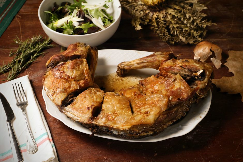 Roast lamb, New Zealand dish (Wimup)
