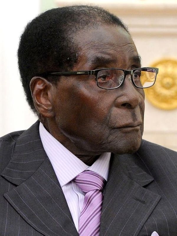 Robert Mugabe, Zimbabwe (portrait via Wikimedia Commons)