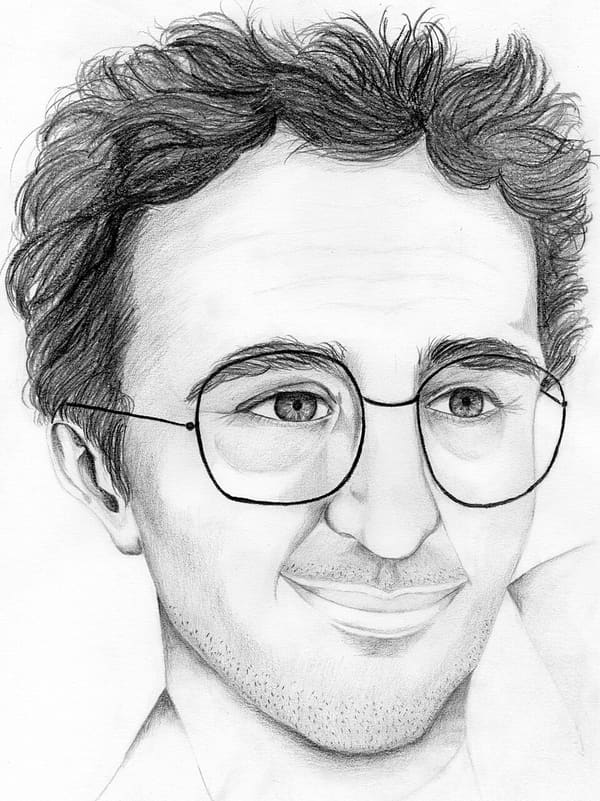 Roberto Bolaño, Chile (portrait via Wikimedia Commons)
