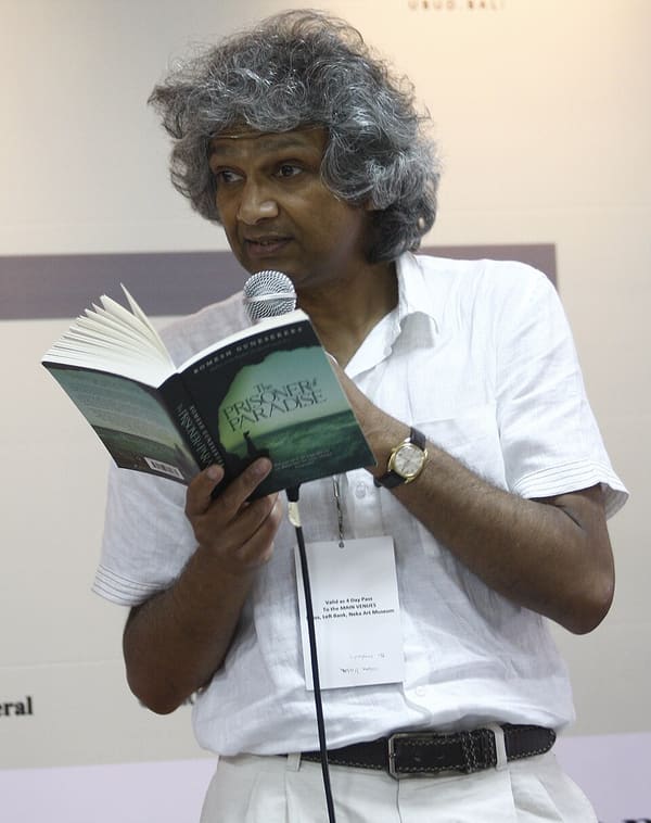 Romesh Gunesekera, Sri Lanka (portrait via Wikimedia Commons)