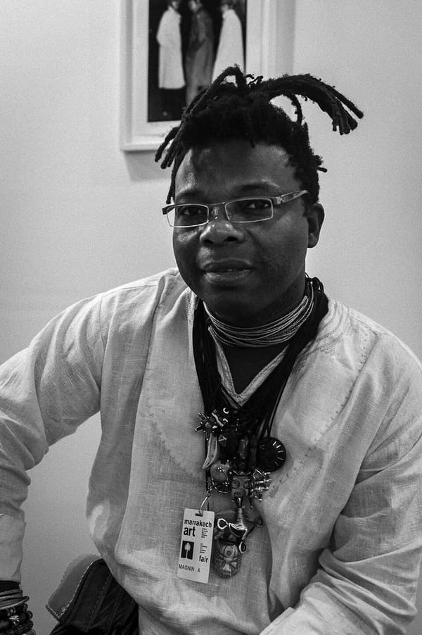Romuald Hazoumè, Benin (portrait via Wikimedia Commons)