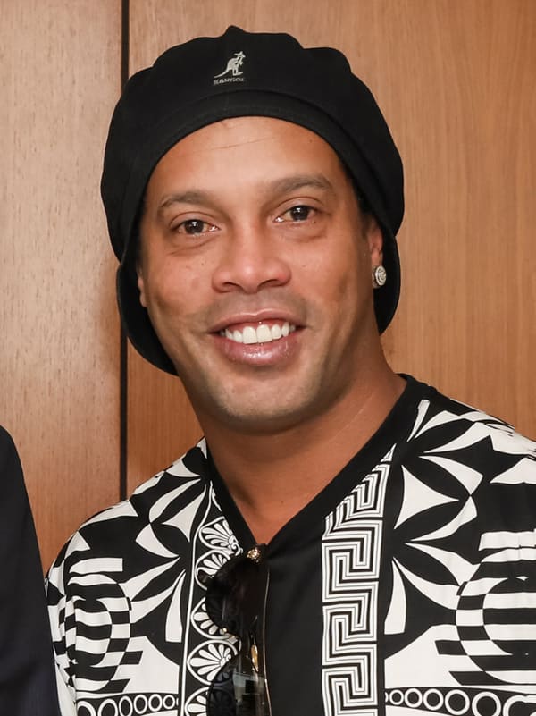 Ronaldinho, Brazil (portrait via Wikimedia Commons)