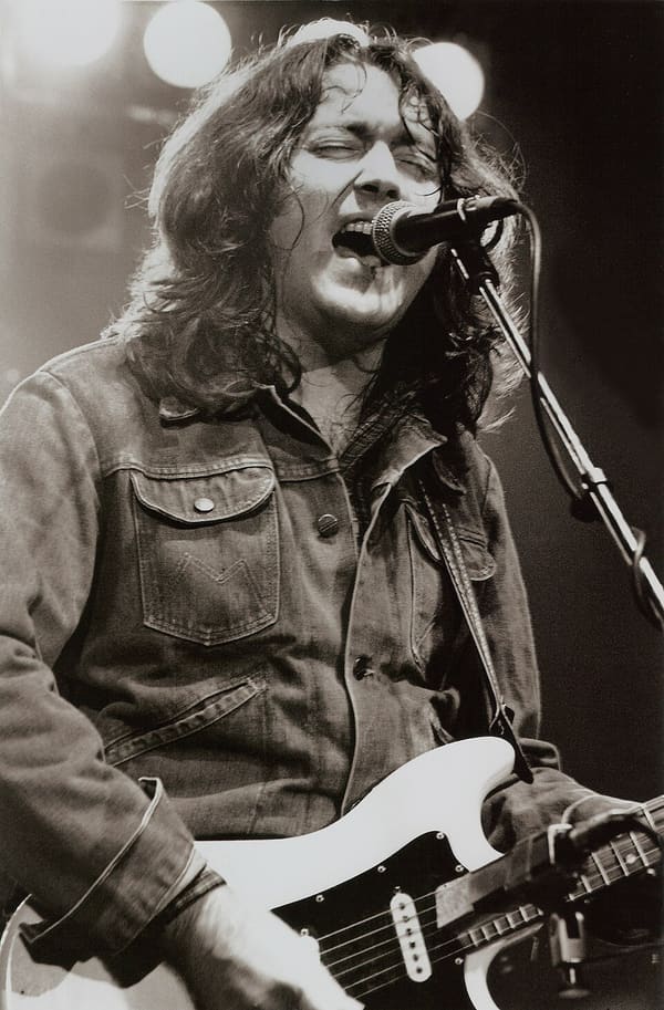 Rory Gallagher, Ireland (portrait via Wikimedia Commons)