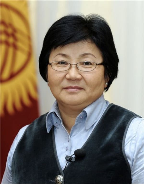 Roza Otunbayeva, Kyrgyzstan (portrait via Wikimedia Commons)