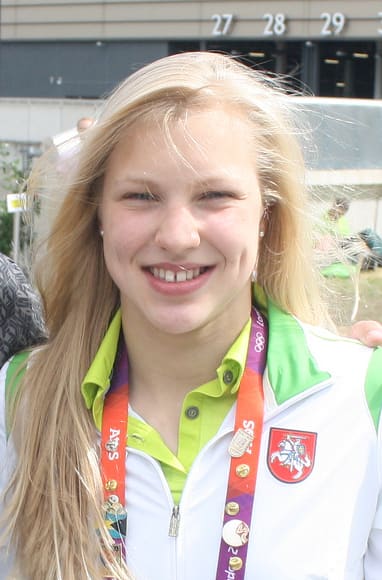 Rūta Meilutytė, Lithuania (portrait via Wikimedia Commons)
