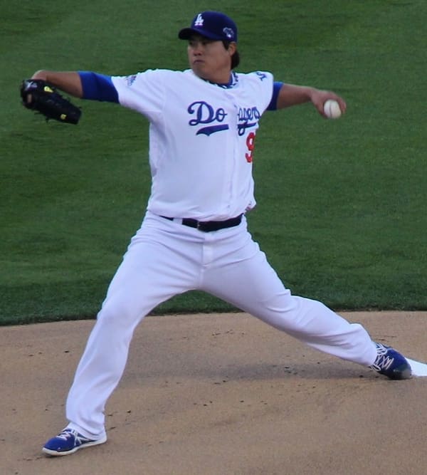 Ryu Hyun-jin, South Korea (portrait via Wikimedia Commons)