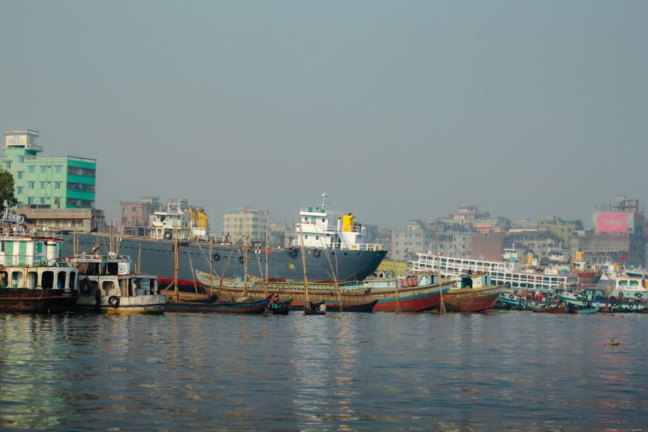 Sadarghat and the Buriganga, Dhaka, Bangladesh