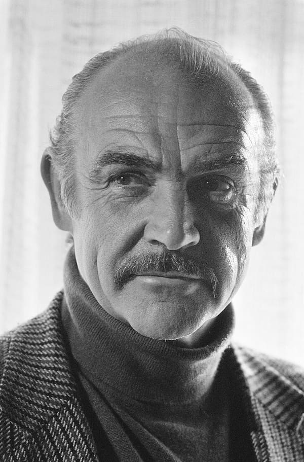 Sean Connery, United Kingdom (portrait via Wikimedia Commons)