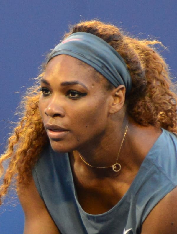 Serena Williams, United States (portrait via Wikimedia Commons)