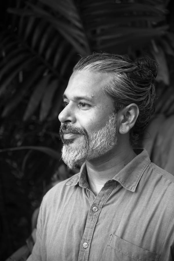 Shehan Karunatilaka, Sri Lanka (portrait via Wikimedia Commons)