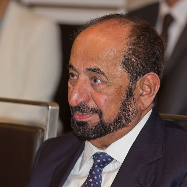 Sheikh Sultan bin Muhammad Al Qasimi, United Arab Emirates (portrait via Wikimedia Commons)