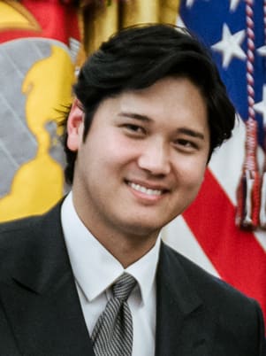 Shohei Ohtani, Japan (portrait via Wikimedia Commons)