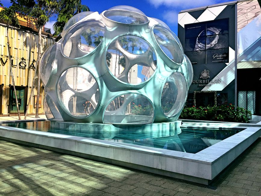 Shop and eat in the Design District, Miami, United States