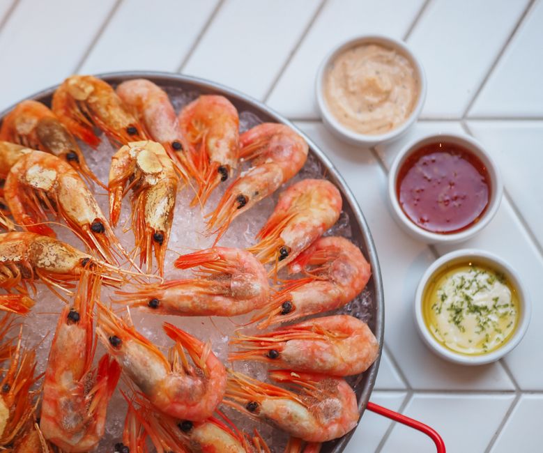 Shrimp cocktail, Las Vegas (Wimup travel guide)