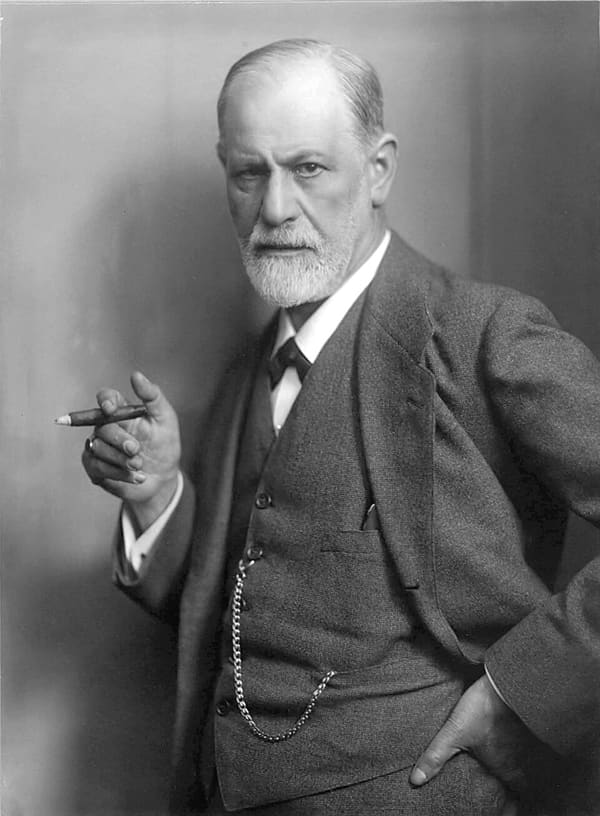Sigmund Freud, Austria (portrait via Wikimedia Commons)