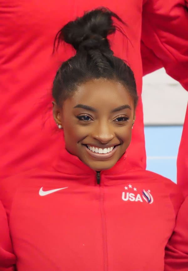 Simone Biles, United States (portrait via Wikimedia Commons)