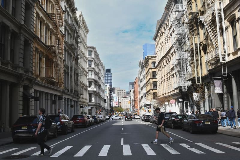 SoHo shopping district