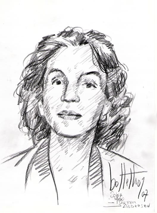 Sophia de Mello Breyner Andresen, Portugal (portrait via Wikimedia Commons)