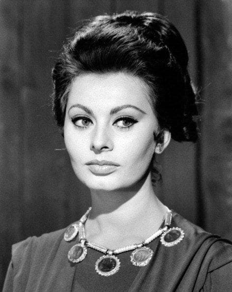 Sophia Loren, Italy (portrait via Wikimedia Commons)