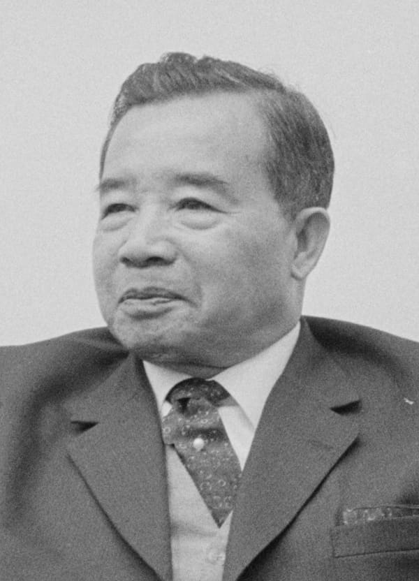 Souvanna Phouma, Laos (portrait via Wikimedia Commons)