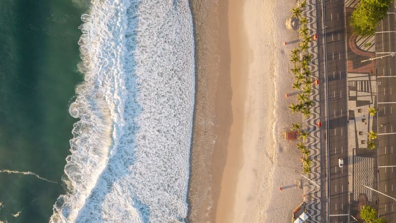 Spend a morning on Copacabana, Rio de Janeiro, Brazil