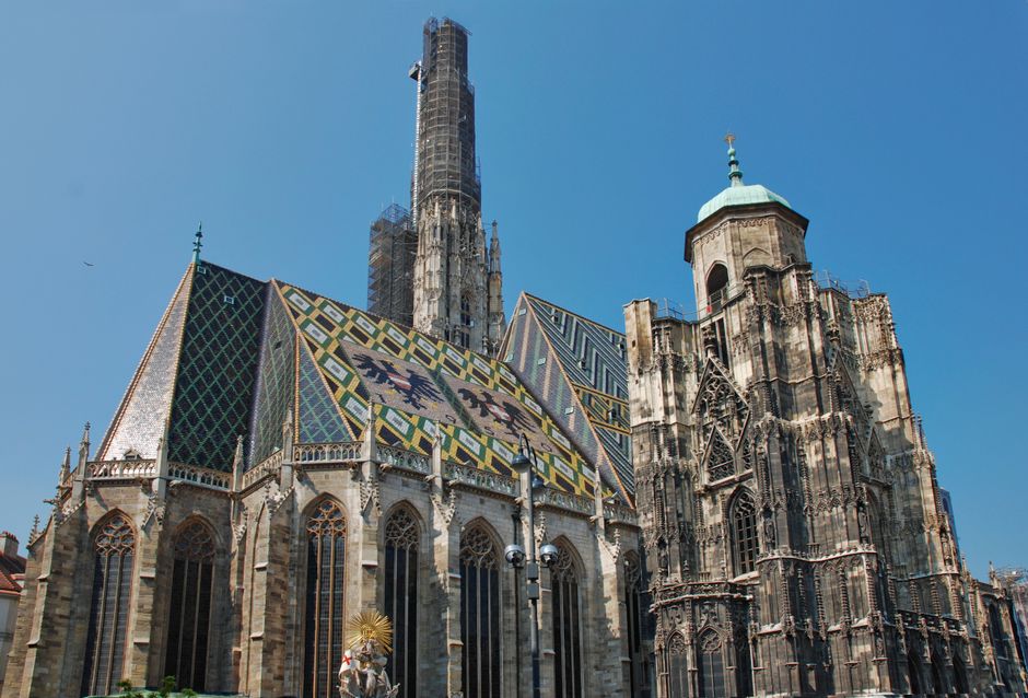 St Stephen’s Cathedral and the south tower, Vienna (Wimup)